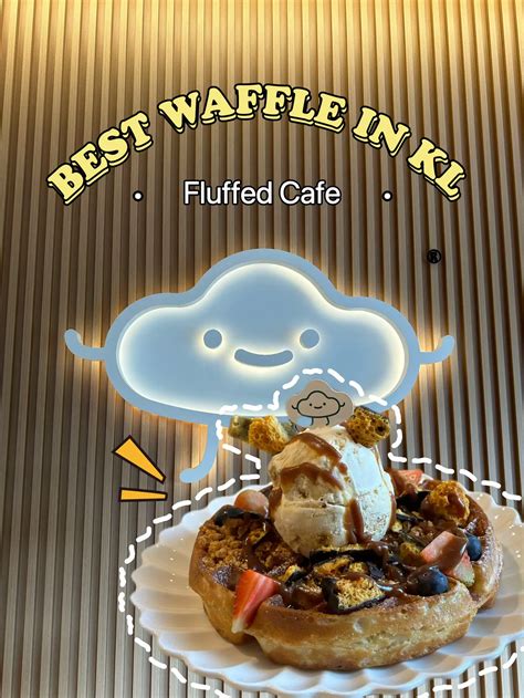 Fluffed Cafe’s Crispy Waffle! @ Sunway Mentari .
